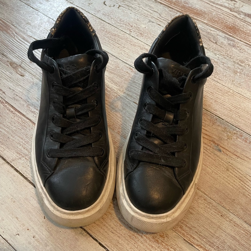 Vince chunky leather sneakers
